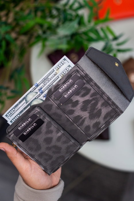 Zoozie Bags Columbia Antracita y Leopardo